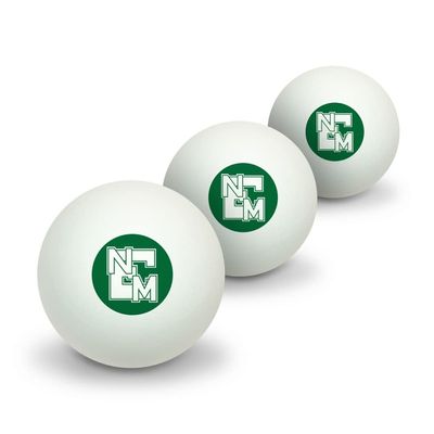 Eastern New Mexico University Primary Logo Novelty Table Tennis Ping Pong Ball 3 Pack
