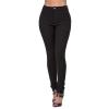 XUETON Womens Slim Fit Dress Pants for Work Business High Waisted Stretch Jegging with Pockets Skinny Jeans Denim Pencil Pant(Black,X-Large) view 1