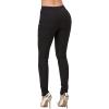 XUETON Womens Slim Fit Dress Pants for Work Business High Waisted Stretch Jegging with Pockets Skinny Jeans Denim Pencil Pant(Black,X-Large) view 2