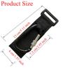 YehVeh 3 Pack Handlebar Hook Clamp Bike Hooks for Hanging Helmet Purse Diaper Bags D Clips Clasp Hanger Heavy Duty Strap Lock for Motorcycles Stroller Wheelchair Scooters Bicycles Vehicle Handle Bar view 4