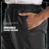 iCreek Men's Rain Pants Waterproof Rain Over Pants Hiking Pants Windproof Lightweight Outdoor for Golf, Fishing (Black, Medium/30 Inseam) view 4