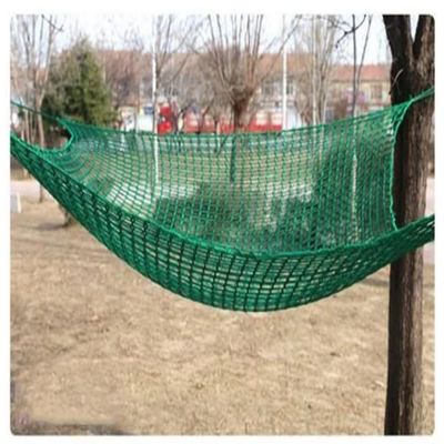 Climbing Cargo Net 5mm Thick 5cm mesh Treehouse net Double Layers Playground Safety Net Climbing Cargo net Cargo Rope net Used for Treehouse Accessories (Color : Green, Size : 2X2m)