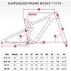 HIMALO Downhill Suspension Frame 27.5er 29er Mountain Bike Frame 17''/19'' Disc Brake Thru Axle Boost Bike Frame XC/DH,with Rear Shocks (Color : Black, Size : 29x19'') view 2