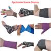 homeemoh Self Adhesive Sports Tape, 3 Rolls (2.5cm x 4.8 Meters) Camouflage Tape for Military Hunting, Camo Cohesive Bandages for Wrist & Ankle Sprains Swelling view 2