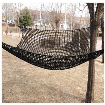 Climbing Cargo Net 5mm Thick 5cm mesh Treehouse net Double Layers Playground Safety Net Climbing Cargo net Cargo Rope net Used for Treehouse Accessories (Color : Black, Size : 3X3m)
