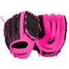 PHINIX Baseball Glove Tee-Ball Mitts for Kids Play & Training 8 .5"- 9" (9", Pink) view 1