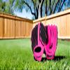 PHINIX Baseball Glove Tee-Ball Mitts for Kids Play & Training 8 .5"- 9" (9", Pink) view 4