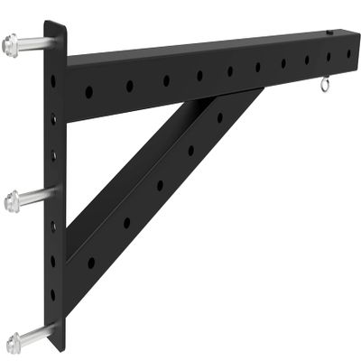 French Fitness Heavy Bag Hanger Attachment 11-Gauge Steel, 992 lb Capacity Adjustable Mount for FSR100 & R20 Racks, 360 Maneuverability, 3-Bolt Locking System