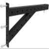 French Fitness Heavy Bag Hanger Attachment  11-Gauge Steel, 992 lb Capacity  Adjustable Mount for FSR100 & R20 Racks, 360 Maneuverability, 3-Bolt Locking System view 1