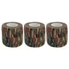 homeemoh Self Adhesive Sports Tape, 3 Rolls (5cm x 4.8 Meters) Camouflage Tape for Military Hunting, Camo Cohesive Bandages for Wrist & Ankle Sprains Swelling view 1