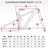 HIMALO Downhill Suspension Frame 27.5er 29er Mountain Bike Frame 17''/19'' Disc Brake Thru Axle Boost Bike Frame XC/DH,with Rear Shocks (Color : Blue, Size : 27.5x17'') view 2