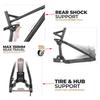 HIMALO Downhill Suspension Frame 27.5er 29er Mountain Bike Frame 17''/19'' Disc Brake Thru Axle Boost Bike Frame XC/DH,with Rear Shocks (Color : Blue, Size : 27.5x17'') view 4
