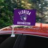 Florida Southwestern State College Buccaneers Logo Car Truck Flag with Window Clip On Pole Holder - Left Driver Side view 2