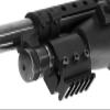 Trinity Flashlight with Black Mount Compatible with Mossberg 590a1 Pump 12 Gauge Single Rail Adapter. view 3