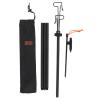 Camping Lantern Stand, Multipurpose Lightweight Adjustable Height Lantern Stand Pole Lamp Stand with Stake and Hook, Aluminum Alloy Outdoor Lantern Pole Hanger for Camping Outdoor Sporting Goods view 4