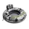 Intex 56835EP River Run I Camo Inflatable Floating Towable Water Tube Raft with Cup Holders and Handles for River, Lake, or Pools, Gray Camo (6 Pack) view 2