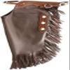 Custom Made Suede Leather Western Chinks/Chaps Soft Quality Leather Floral Handmade Tooled Bull Trail Riding (XX-Large) view 1