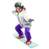 ESP 107 cm Suprahero Snowboard - Starter Board with Adjustable Wrap Bindings - Silver view 1