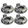 Intex 56835EP River Run I Camo Inflatable Floating Towable Water Tube Raft with Cup Holders and Handles for River, Lake, or Pools, Gray Camo (4 Pack) view 1