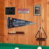 College Flags & Banners Co. Connecticut Huskies 2023 UCONN National Basketball Champions Pennant Flag and Wall Tack Mount Pads view 4