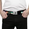 Paramount Network Belt, Seatbelt Buckle Belt, South Park Boys Face Repeat Black, 30 to 44 Inches view 3