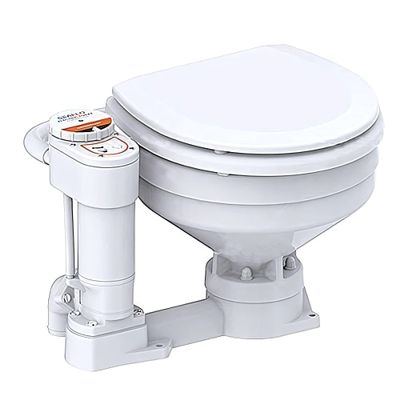 SEAFLO 24V Electric Twist Flush Marine Toilet Boating Head