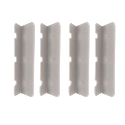 Alomejor 4 Pack Boat Seat Hook Clips Brackets Mountings for Inflatable Rubber Dinghy Raft Yacht Kayak Rowing Boat Accessories (Grey)
