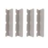 Alomejor 4 Pack Boat Seat Hook Clips Brackets Mountings for Inflatable Rubber Dinghy Raft Yacht Kayak Rowing Boat Accessories (Grey) view 1