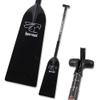 Hornet Watersports Dragon Boat Paddle - Black Glossy- Adjustable Carbon Fiber Dragon Boat Paddle - IDBF Approved - Dragon Boat Accessories (Leverlock Adjustable) view 1
