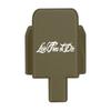 NDZ Performance Rear Slide Cover Plate for Sig P320 Series 9mm .40 .357 .45 ACP Laser Engraved Anodized Aluminum in Olive Drab Green, Made in The USA - Live Free Or Die Script view 1