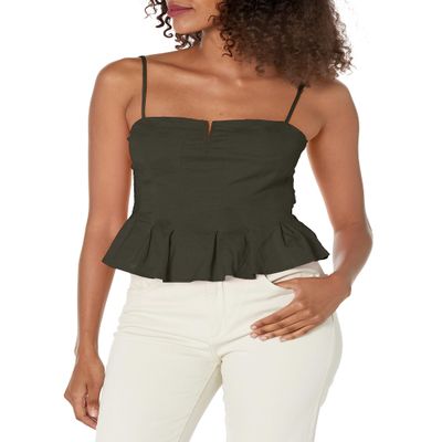 ASTR the label Women's Rhoda top, Black, Medium
