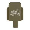 NDZ Performance Rear Slide Cover Plate for Sig P320 Series 9mm .40 .357 .45 ACP Laser Engraved Anodized Aluminum in Olive Drab Green, Made in The USA - Octopus view 1