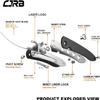 CJRB RIA CARBON Hunting Pocket Knife J1917 Made of Steel 12C27 with Ceramic Ball Bearings view 2