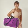 NGIL Glitter Cheers Sports Gym Duffel with Shoe Compartment and Small Carry on Travel Tote Bags for Women, Gym bag, Overnight bags for Women, Cheer Bag (Glitter-Purple) view 2