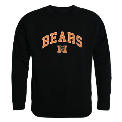 W Republic Mercer Bears Campus Crewneck Sweatshirt Black Small