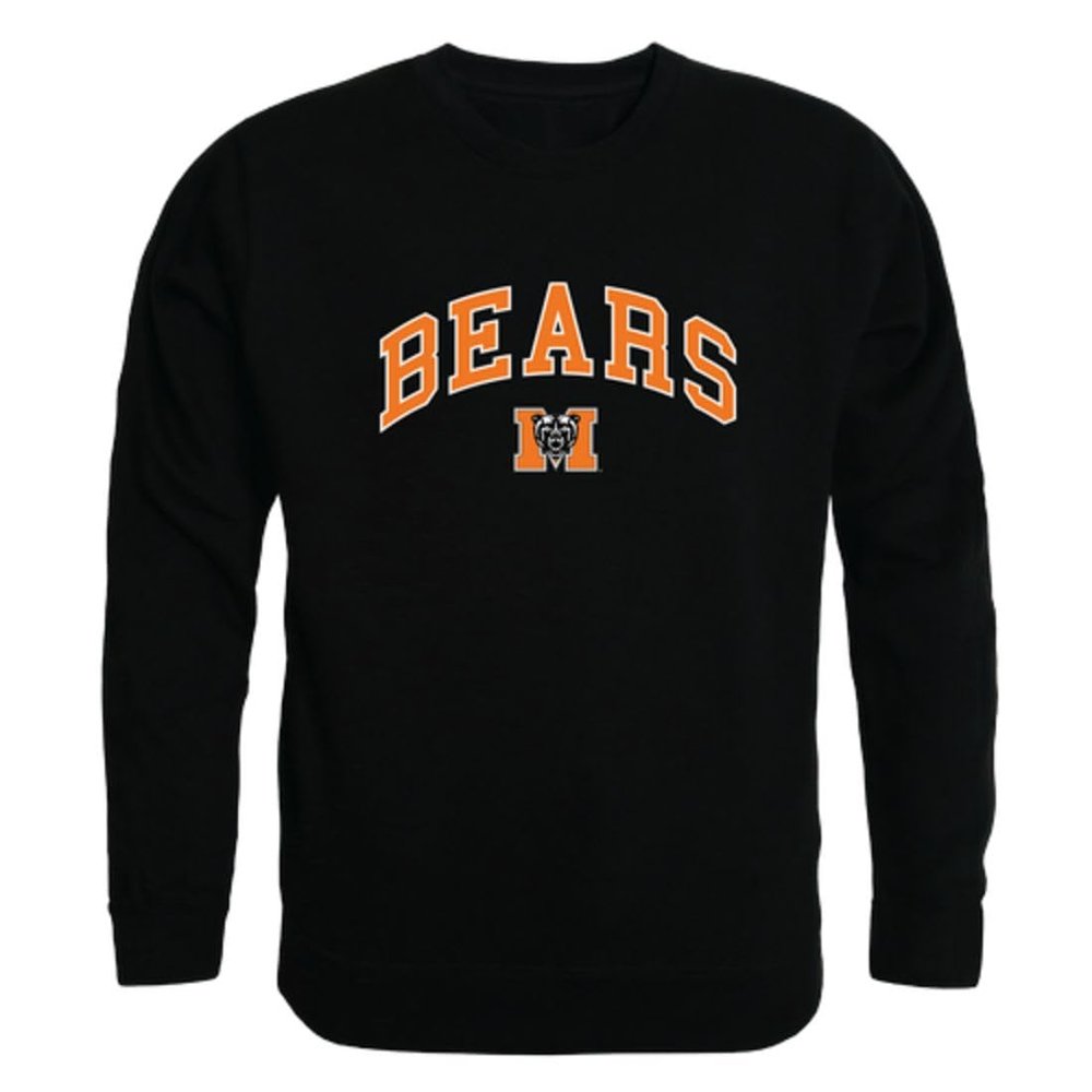 W Republic Mercer Bears Campus Crewneck Sweatshirt Black Small