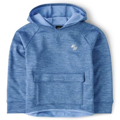 The Children's Place,Fleece Performance Hoodie,Pacific Blue,Small (5/6)