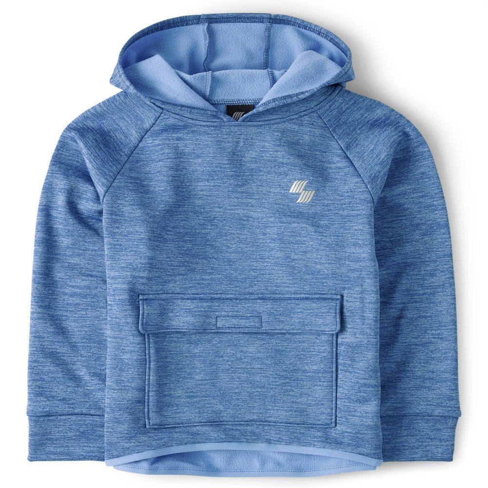 The Children's Place,Fleece Performance Hoodie,Pacific Blue,Small (5/6)