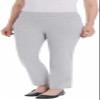 Hilary Radley Womens Pull On Ankle Pant (as1, Alpha, 3X_l, Regular, Regular, Light Gray Heather) view 1