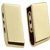 2X Gold-Plated 1911 Magazine Base Pads . Fits All Kim Pro Tac-Mag Full Size .45 ACP 8-Round Magazines Screws Included view 3