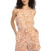 Sanctuary Womens Animal Print Shirt Camisole Orange L view 1
