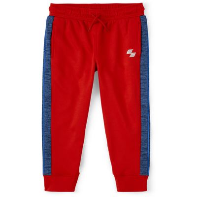 The Children's Place,Fleece Knit Performance Jogger Pants,Cupids Arrow,XXLarge(16) Red Orange