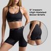 Woxer Womens Baller 5" High Waisted Boy Shorts Underwear  Seamless Boxer Briefs, Boyshort Panties, No Show Womens Boxers, Soft Modal Underwear, Chafe-Free, Breathable Boyshorts, Pride Black view 3