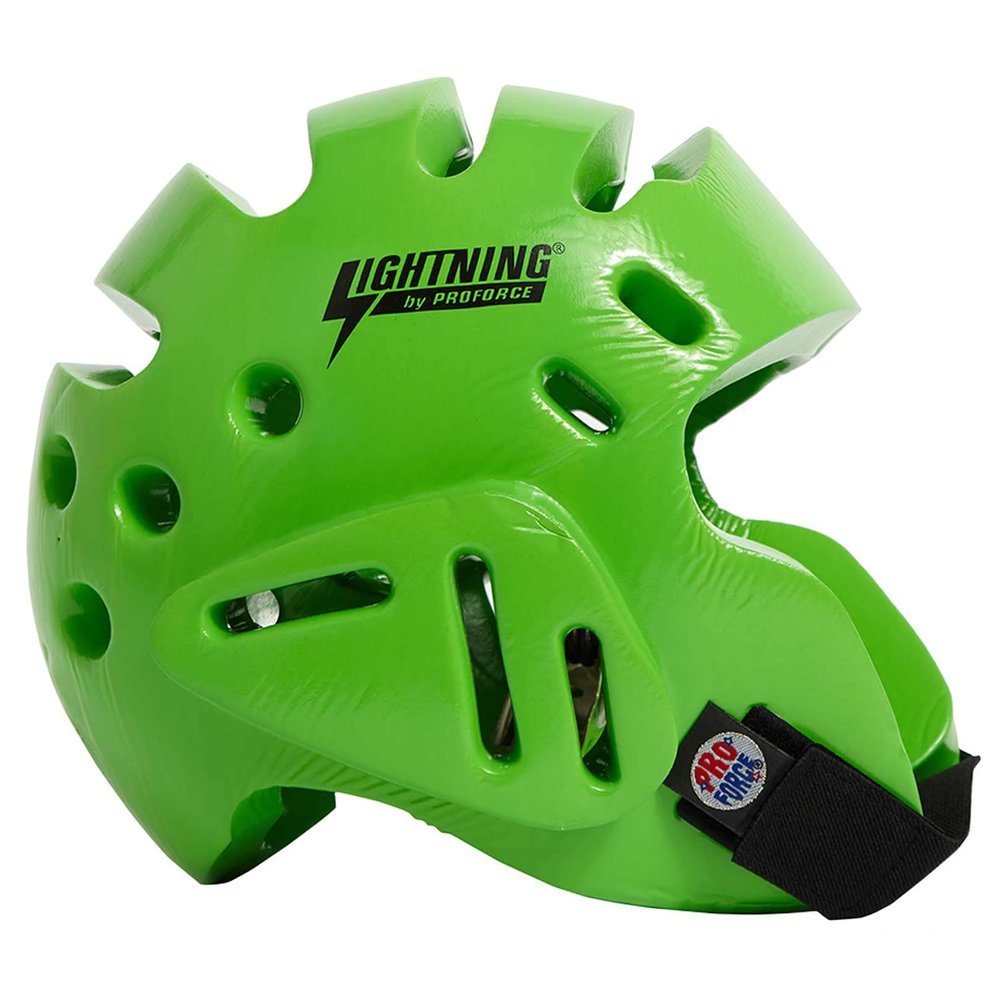 ProForce Lightning Karate/Martial Arts Sparring Headgear (Green, Youth (Head Circ: 20")