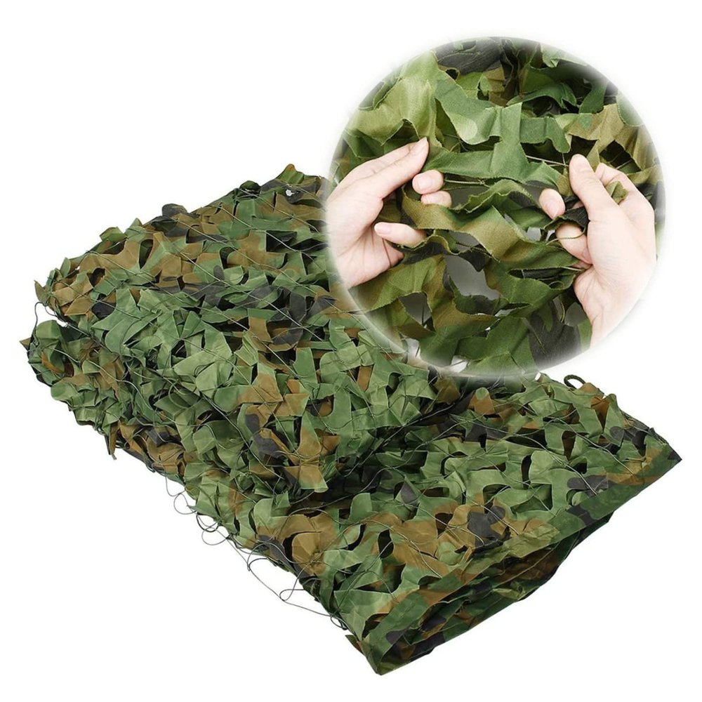 Pealihuy Army Camo Net Lightweight Oxford Fabric Camouflage Netting for Tree Stand, Photography, Decorations, Hunting, Shooting, Duck Blinds, Sunshade,3X10m
