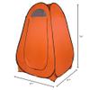 Kcelarec Pop Up Privacy Tent Instant Portable Outdoor Shower Tent, Camp Toilet, Changing Room, Rain Shelter for Camping Beach, Foldable Camping Tent with Carry Bag (Orange) view 4