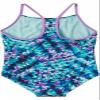 Speedo Girls Thin Strap One Piece Swimsuit (US, Alpha, X-Large, Regular, Deep Aqua/Purple) view 2