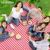 Outdoor Picnic Blanket, XL Foldable Waterproof Sand Beach Mat , in Large 80x60in and Extra Large 80x80infor Beach Camping Hiking Travel Family Concerts Portable Beach Blankets (Classic Red Check) view 2