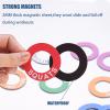 Power Squat Rack Barbell Magnetic Position Markers reminders label for Home Gym & Garage Gyms,Squat Rack Magnets identifier rings for Power Rack J-Cup (Inner Circle Diameter 1.1inch) view 4