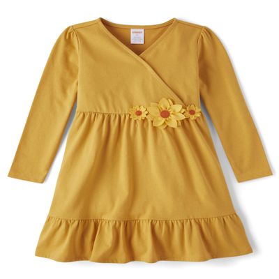 Gymboree Girls and Toddler Long Sleeve Casual Knit Dresses, Prarie Fall, 6 US